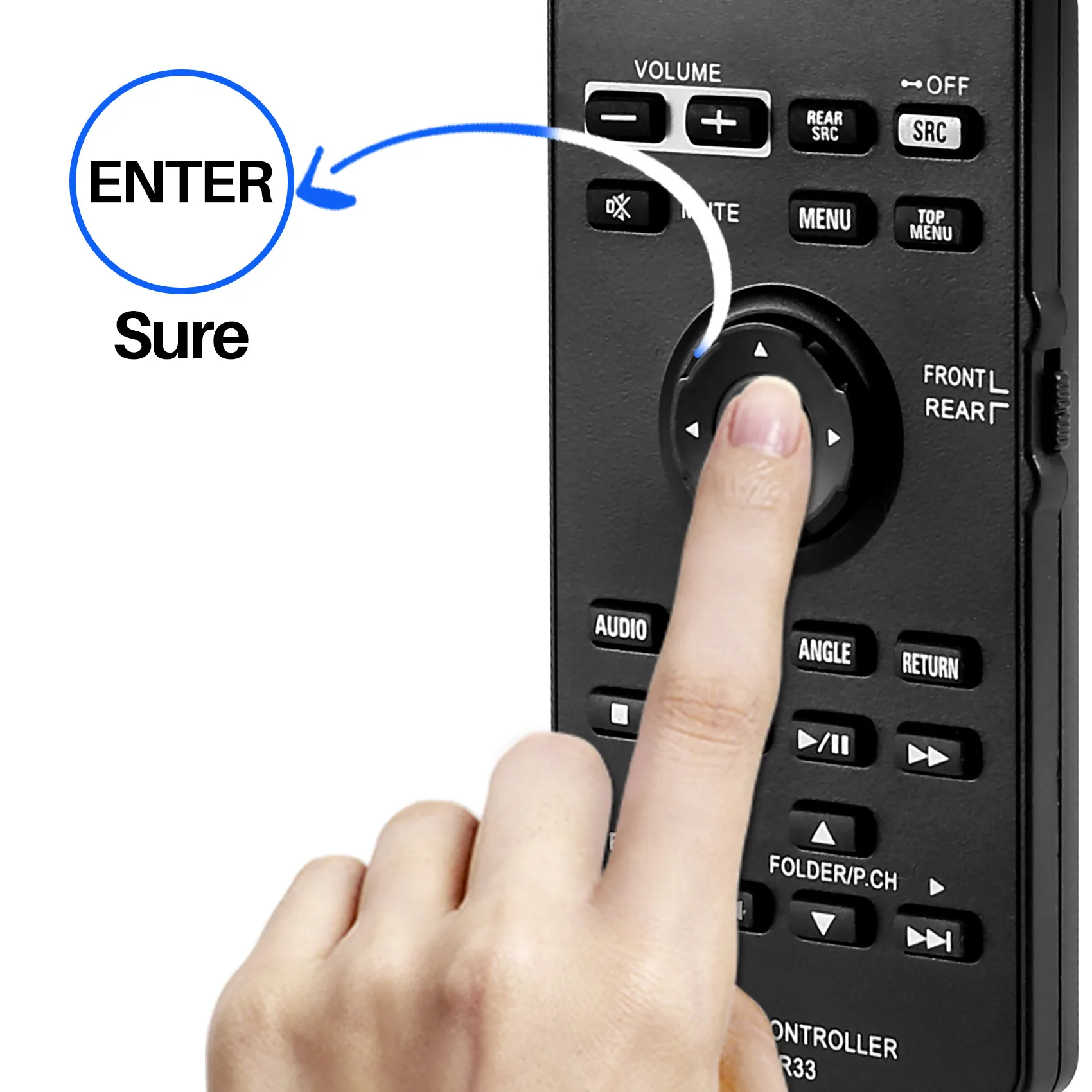 B68C CD-R33 Remote Control For Pioneer AVH-4000NEX AVH-4100NEX AVH-4200NEX AVH-4400NEX CXE5117 CAR CD DVD AV Receiver