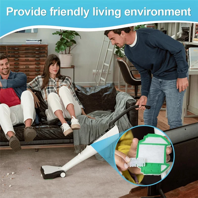 A39M アクセサリー掃除機バッグ Vorwerk VK7 用、8 個ダストバッグと 2 個フィルター Vorwerk コーボルト FP7 掃除機用