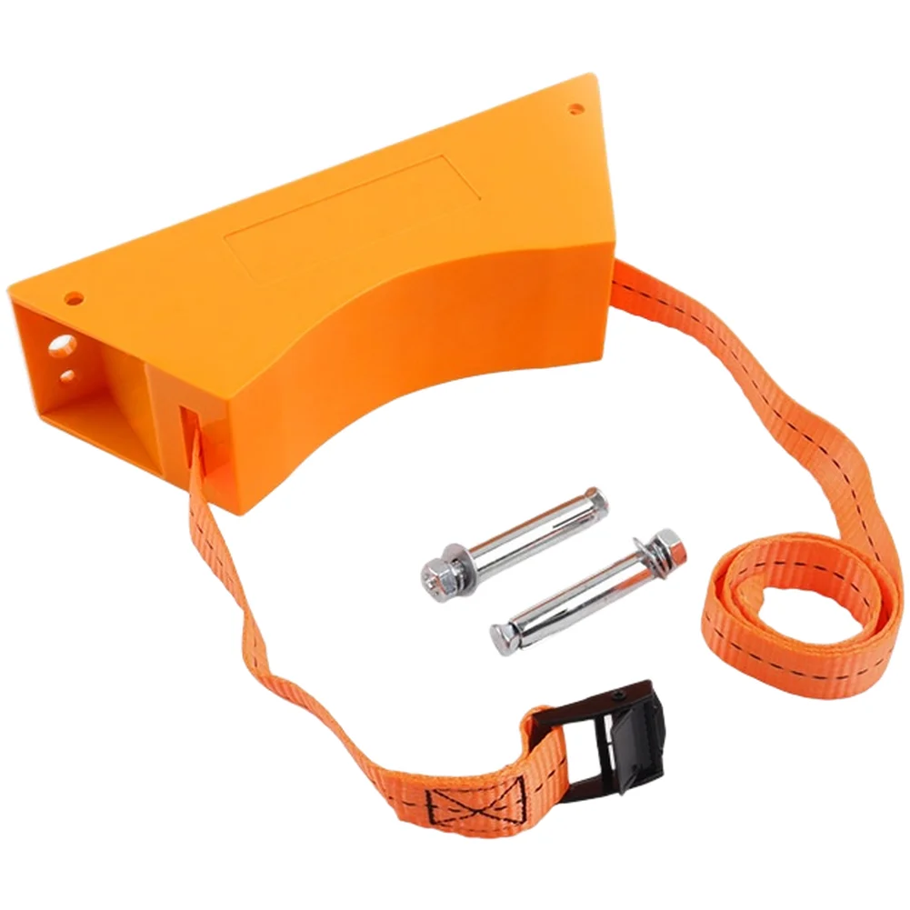 Liquefied Petroleum Gas Cylinder Wall Mount Bracket for Caravan RV Use Constructed from Flame Retardant ABS Plastic Material