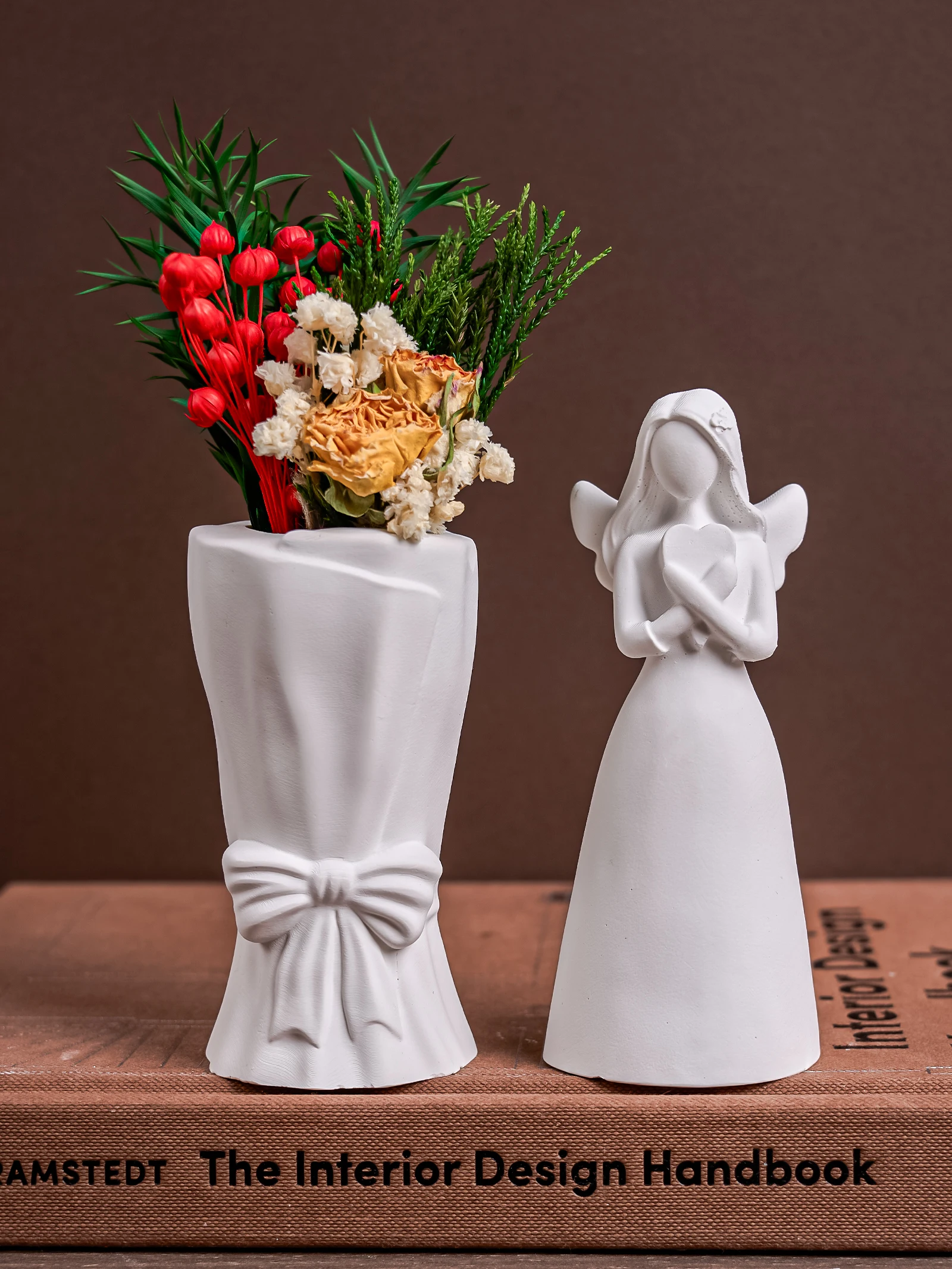 

DIY обнимающее сердце ангел силиконовая форма ароматические свечи фея гипсовый орнамент букет подсвечник форма подарок на день матери домашний декор