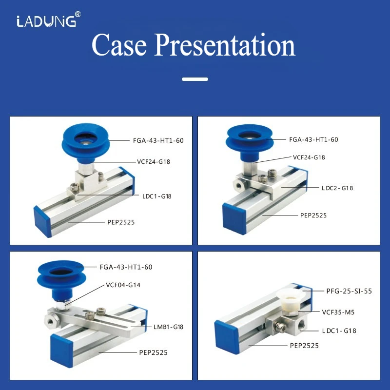 Robot Robotic Arm Cylinder Exchange Rotating Fixed Bracket Injection Molding Accessorie Suction Cup Connecting Block LDC1 Keyway
