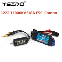 YSIDO 1222 11000KV Brushless Motor 18A ESC for mini Z mini Q GLracing PN racing Kyosho Mr03 Pro Atomic DRZ 1/28 1/32 RC Car