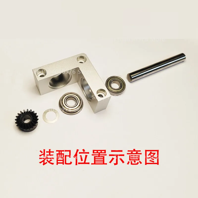 8/10Mm Outlet Shaft, Right Angle Rotator Small 90 Degree 1:1 Gearbox Bevel Gear