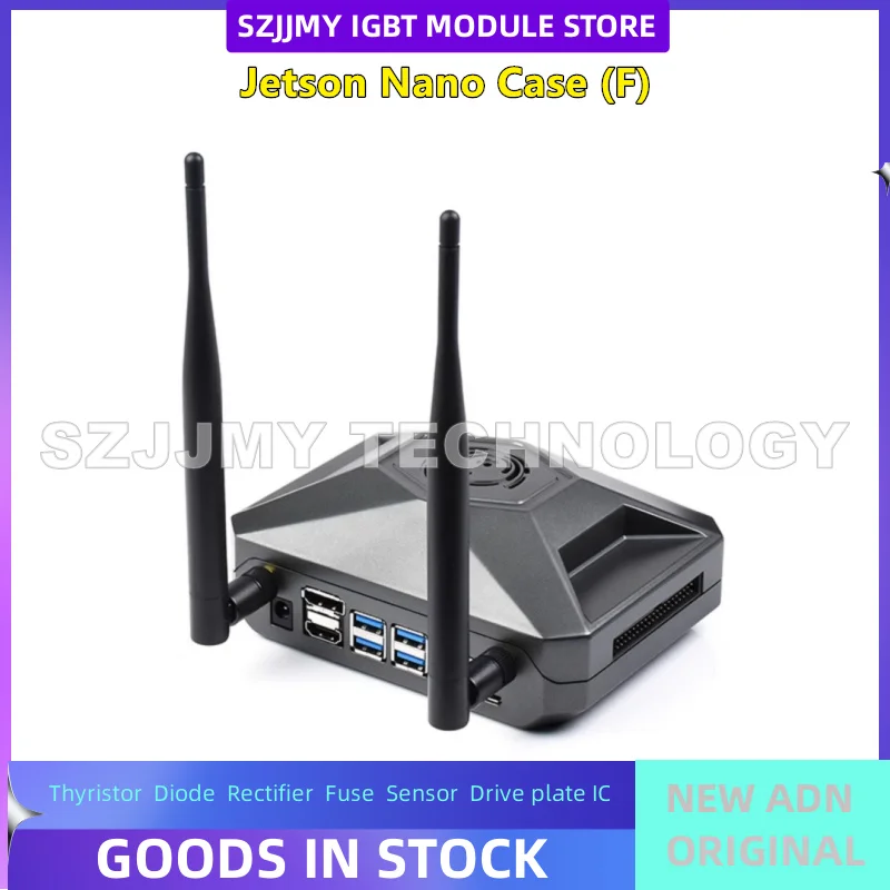 Cangkang paduan aluminium Jetson Nano, sasis pelindung pembuangan panas logam, papan adaptor GPIO kokoh BARU ASLI DALAM SAHAM