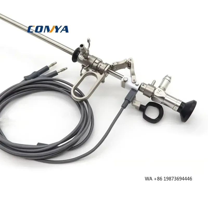 4 mm 12 Degree Resectoscope Set Bipolar Lock Urology Resectoscope With Working Element