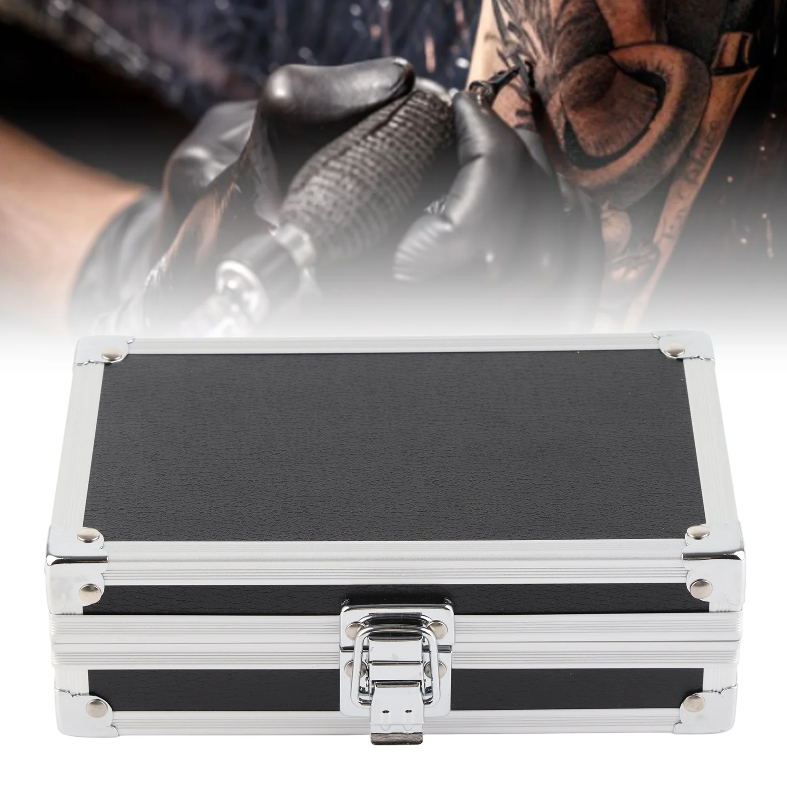 Tattoo Machine Storage Box Aluminum Portable Multifunctional Hard  Case for Makeup Tools Jewelry Tattoo Machine Tool Box