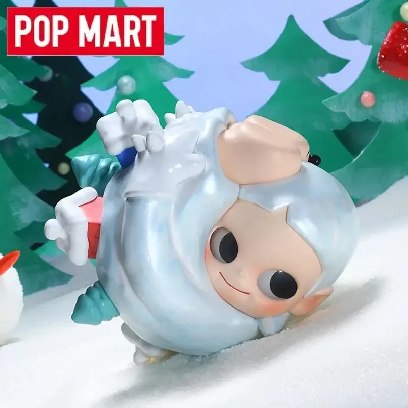 البوب مارت Zsiga الشتاء من الهدايا سلسلة صندوق أعمى اللعب الدمى أنيمي عمل الشكل مفاجأة صندوق غامض سطح المكتب الديكور نموذج