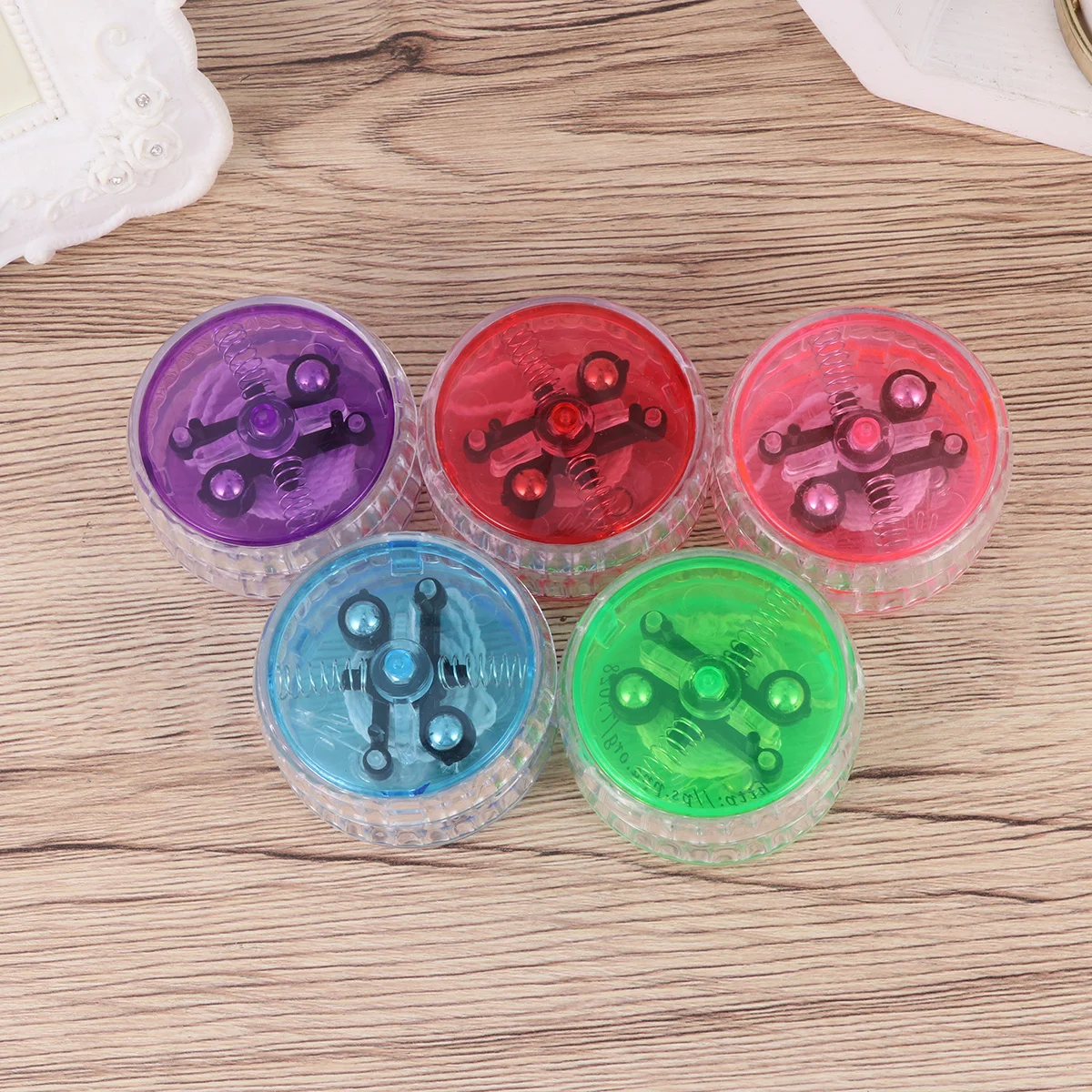 5 قطع من كرة بلاستيكية مضيئة من يو يو مضيئة للأطفال تحسين الحيل والتنسيق للمبتدئين واللاعبين الموسمين #5