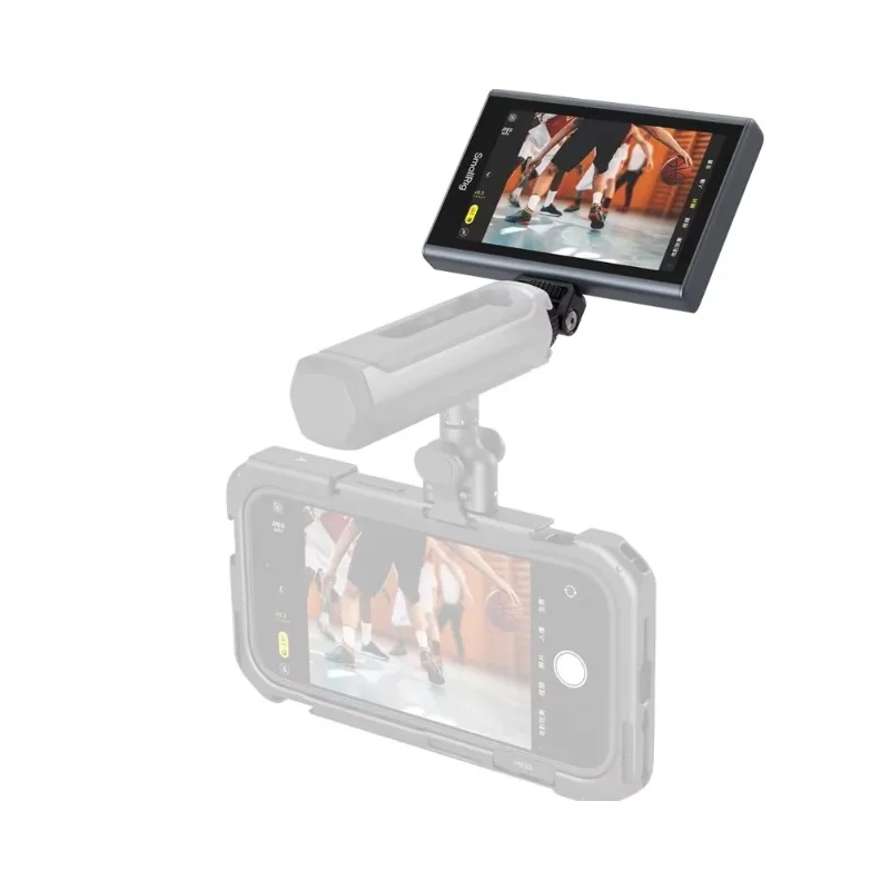 1080P Wireless Vlog Monitor 4850, Real‑Time Screen Mirroring Recording 4K 30fps Cold Shoe Mode for iPhone MagSafe Smartphone