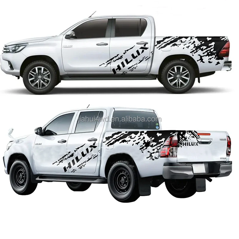 

Hot Sale Decoration Accessories for Toyota Hilux Revo Rocco 2015-2020 Vinyl Decals Stickers