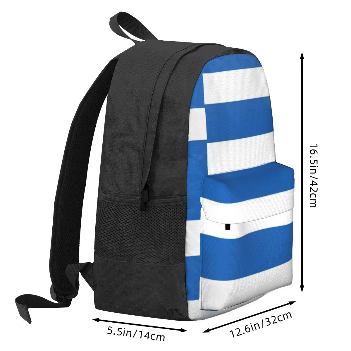 Greek Flag National Flag Of Greece Backpack Student BookBag Children School Bag Laptop Shoulder Bags for Boys Girls
