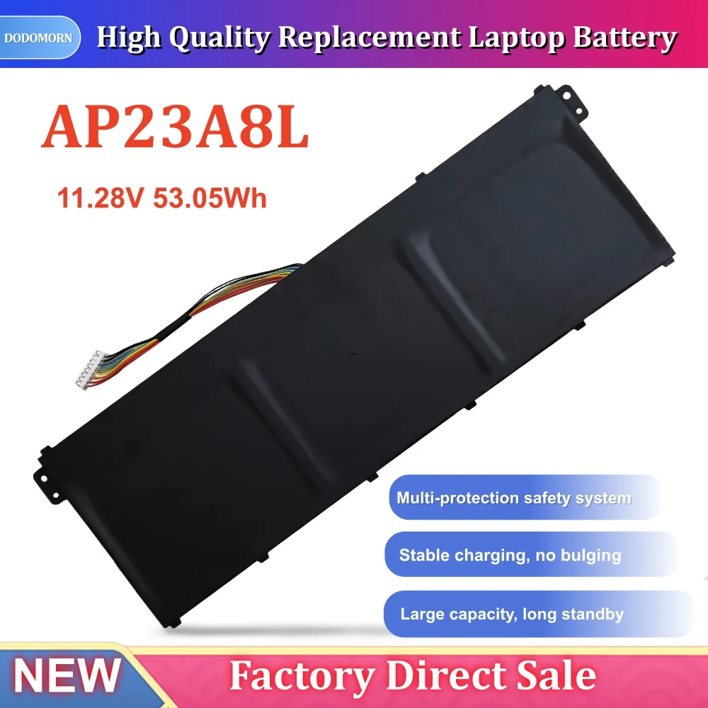 

Высококачественная сменная батарея AP23A8L для ноутбуков Acer Aspire 3 A315-24P A317-55P Extensa 15 EX215-23 EX215-55, напрямую от производителя