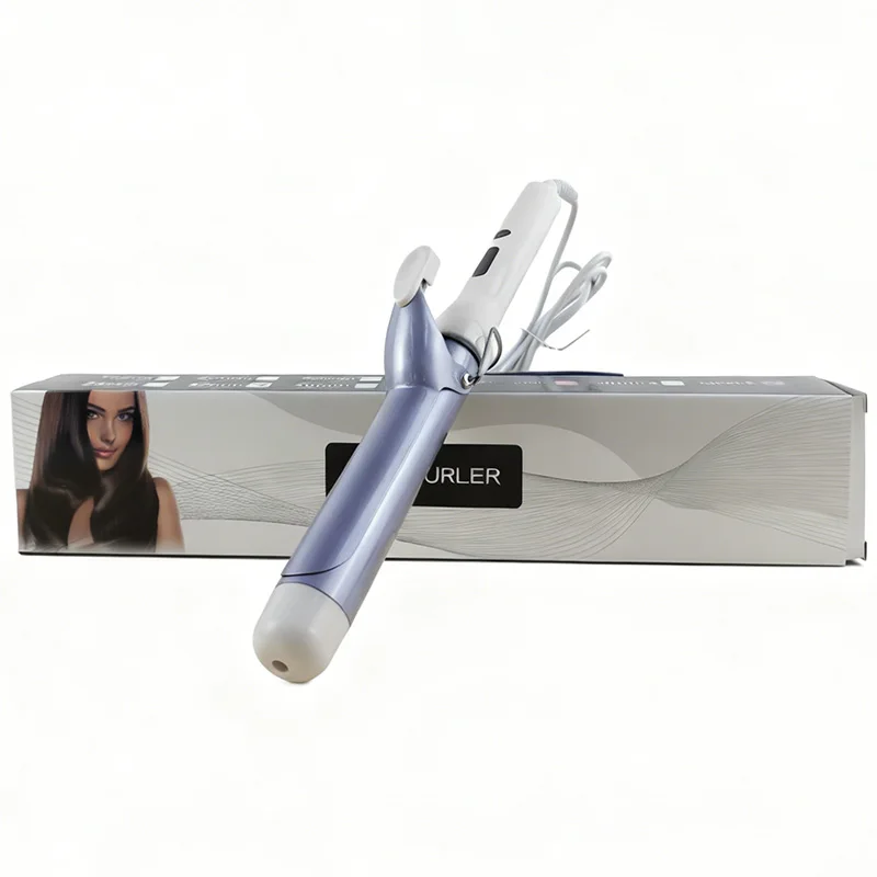 مكواة تجعيد دلو محمولة، مكواة تجعيد منزلية للسيدات، مكواة، مشط تجعيد دوار من السيراميك، أداة تشكيل حديد مسطحة