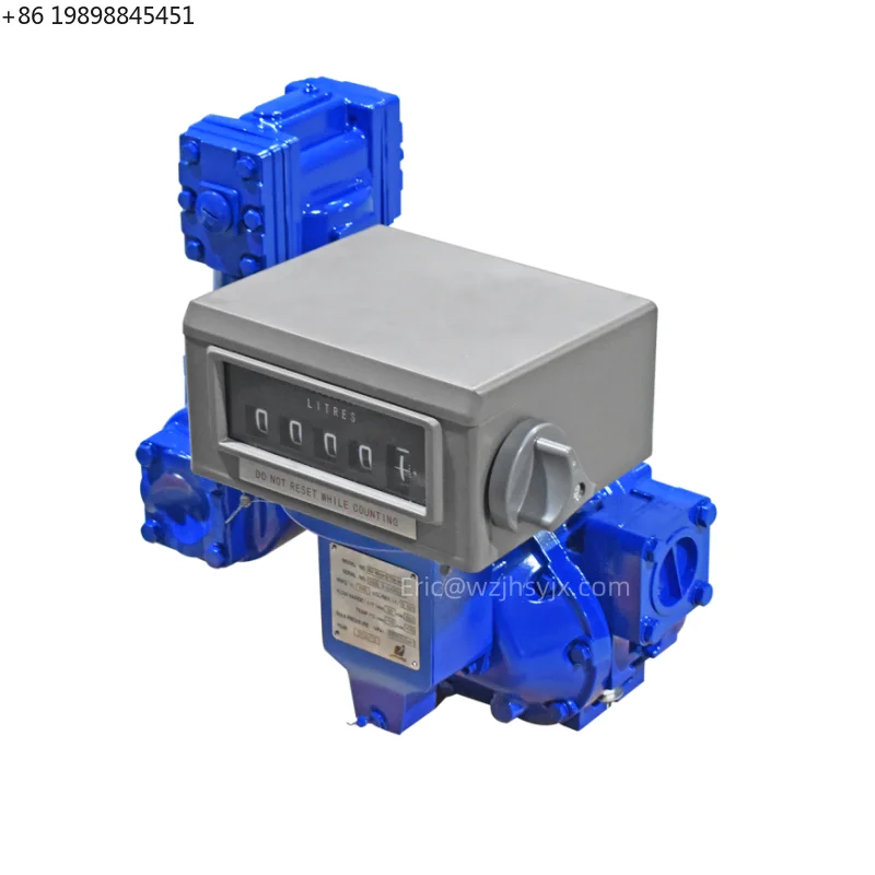 Flow Measuring Assembly For Fuel Pump Volume Calculation Device For Fuel Gallon Counting And Industrial Transfer Application