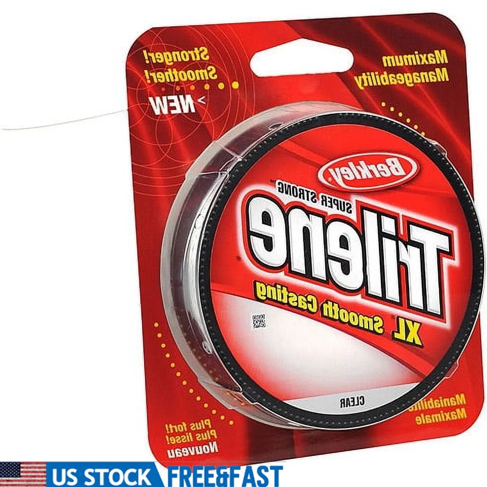 

Trilene XL Monofilament Fishing Line 4lb Test 330yd Smooth Casting High Strength Flexible Formula Twist Resistant Ideal