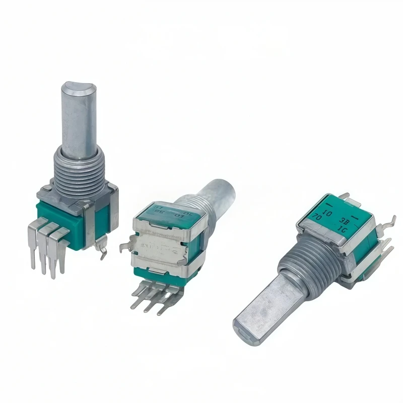 2PCS ALPS 6-Pin B10K Potentiometer 20mm Shaft Center Click For Pioneer DJM-700 750 800 850 900 2000 Mixer EQ Pot Only