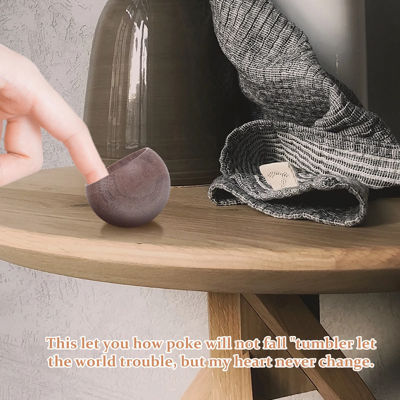 1Pcs Egg-Shaped Walnut Wood Aroma Diffuser for Home Office Living Room Desktop Decor Flameless Smokeless Essential Oil Diffuser