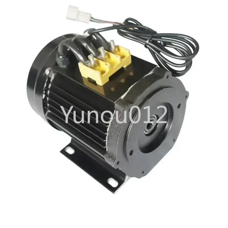 Hot selling DC brushless motor with cooling fan 1800-4000W  Inner 9 gear motor 48-72V refitted electric tricycle, forklift, etc