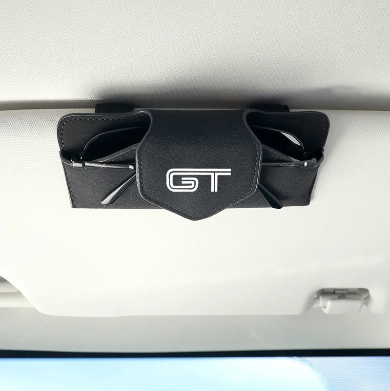 

Car Sunglasses Case Auto Sun Visor Glasses Box Clip Sunglasses Eyeglasses For Ford Mustang GT 350 500 2015 2016 2017 2018 SHELBY