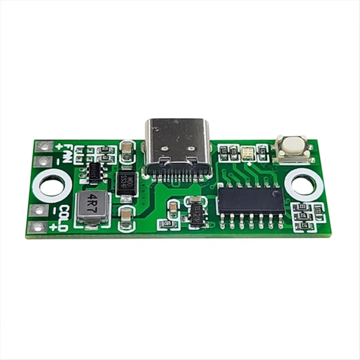 SPECIAL OFFER PD2.0 PD3.0 QC3.0 Fast Charging 5V 9V 12V Adjustable Cooling Fan Main Control Board with Switch Type-C