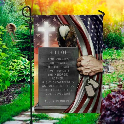 9-11-01 Never Forget the Memories Within 20 Years Anniversary Graden Flag UUI GGX