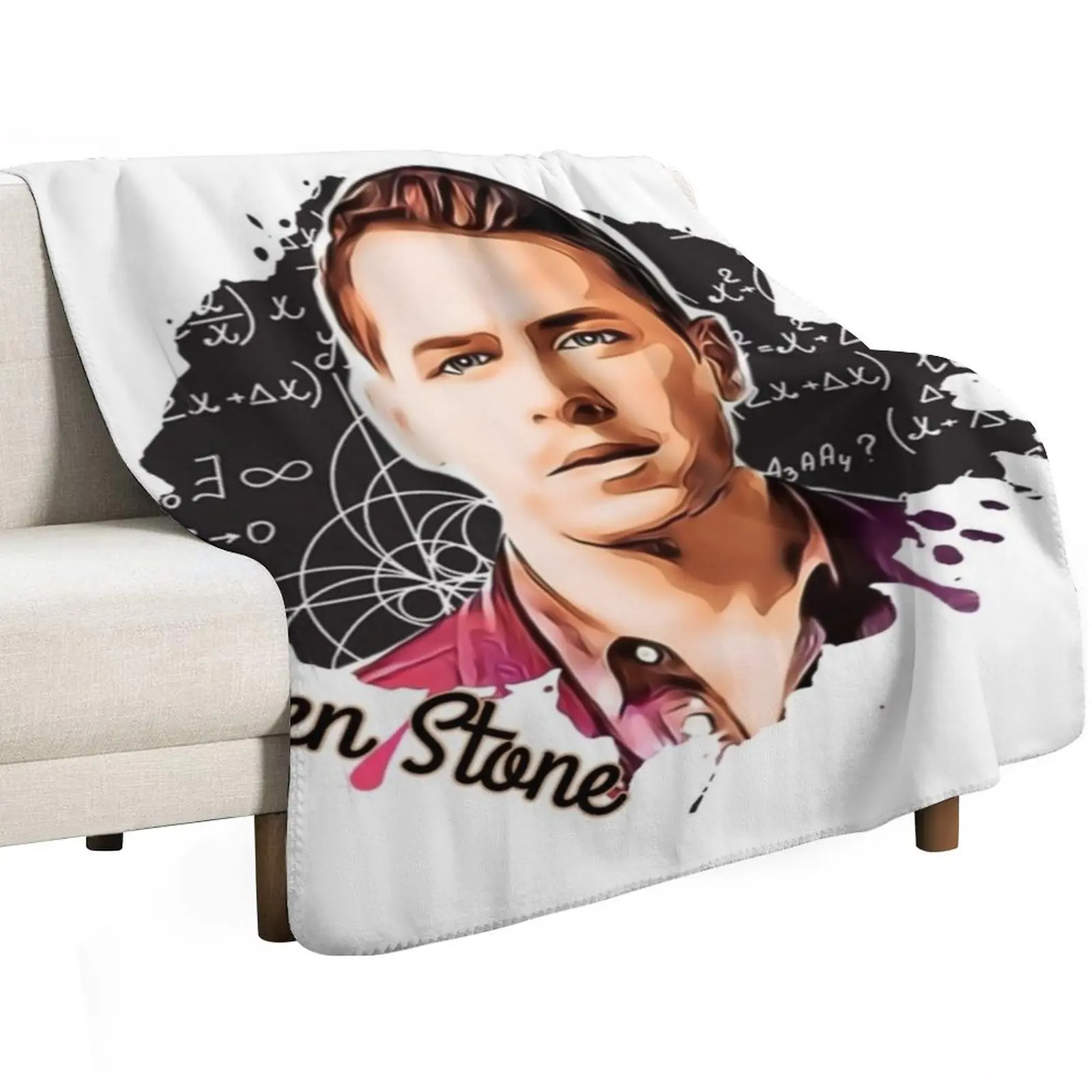 Ben Stone Cartoon Throw Blanket wednesday Plush valentine gift ideas For Sofa Thin Bed Shaggy Blankets