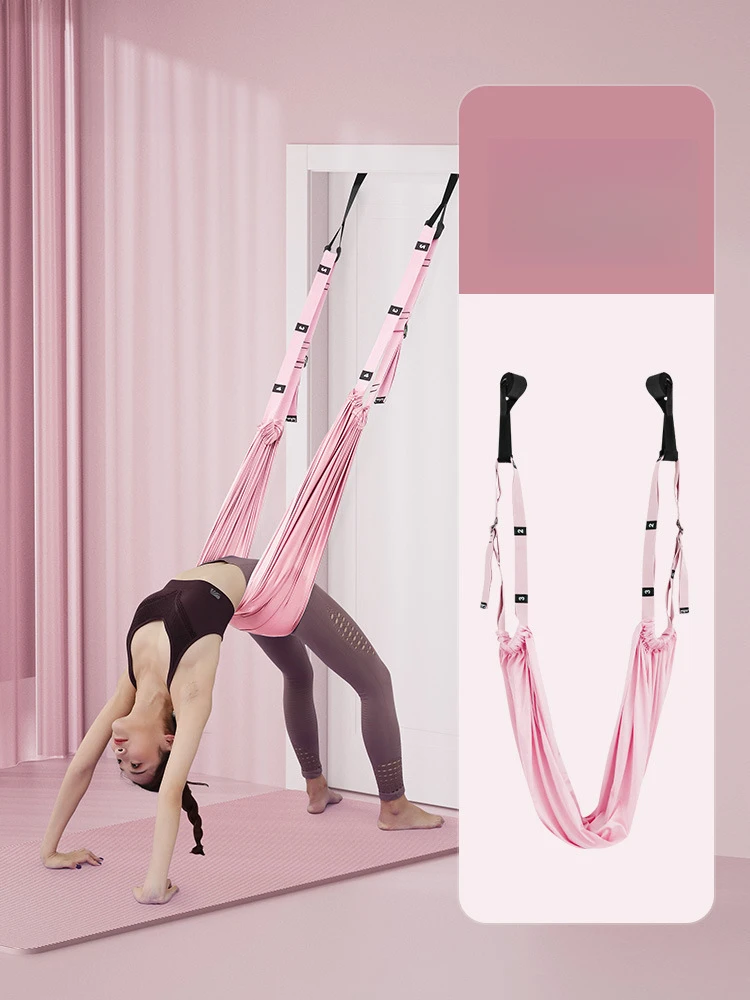 Yoga rope sling Leg Stretcher Strap, Stretching Equipment with Door Anchor Flexibility Trainer Backbend Assist for Dance