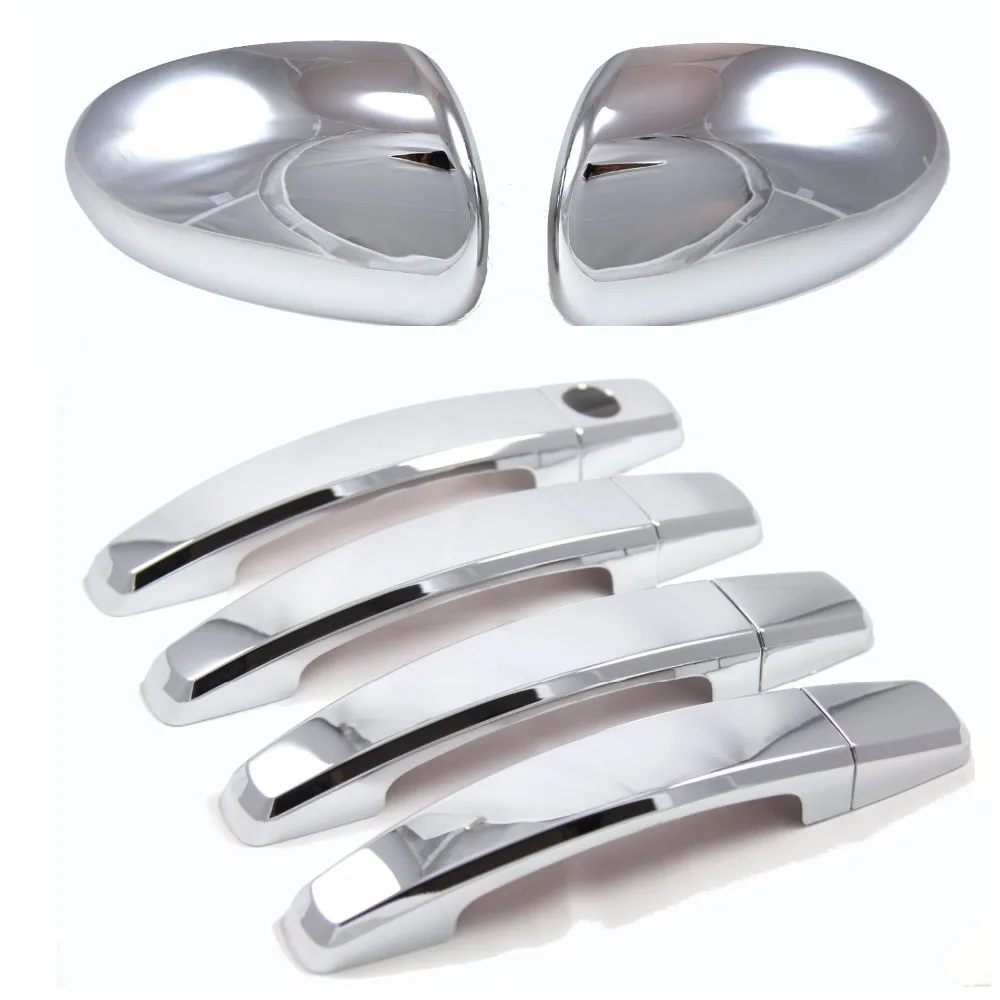 Chrome Side Door Handle Covers Trims chrome Side Mirror Covers for 2011-2015 Chevy Cruze