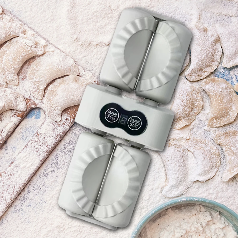 Double Head Dumpling Making Mould Wrap Two at A Time Automatic Dumpling Maker for Home and Kitchen for Dumpling and Pie Making