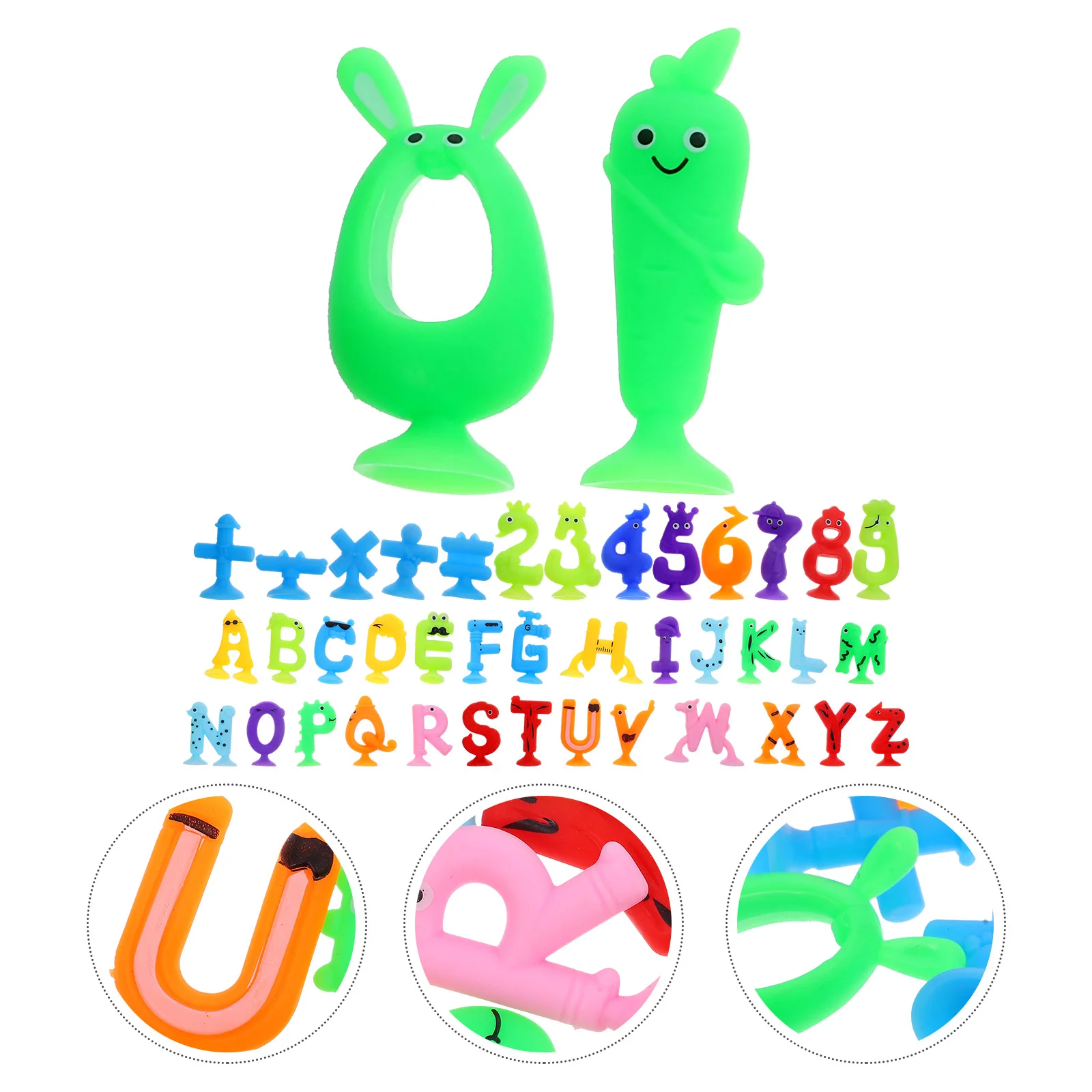 Letter Sucking Fun Toddlers Preschool Learning Spelling Games Alphabet Early Educational Toys Bath for Babies