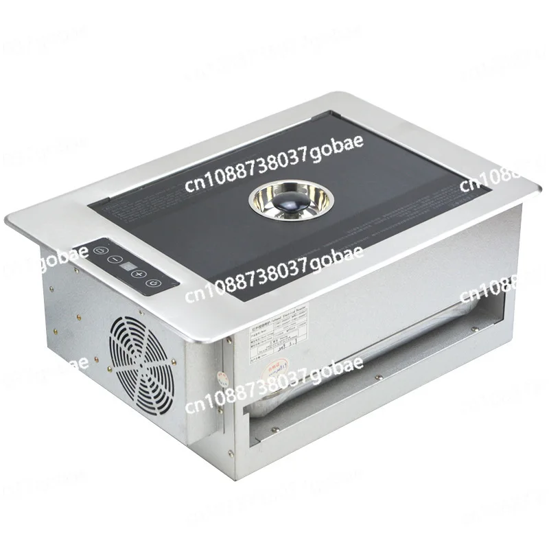 

Catering fish pan, square self-service smokeless electric pan