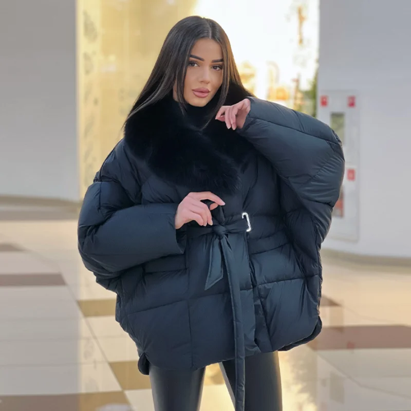 أنيقة العصرية معطف القطن سميكة سيدة الدافئة الدانتيل يصل المألوف تنوعا السترات عارضة الخريف النساء حزب الشارع الشهير #2