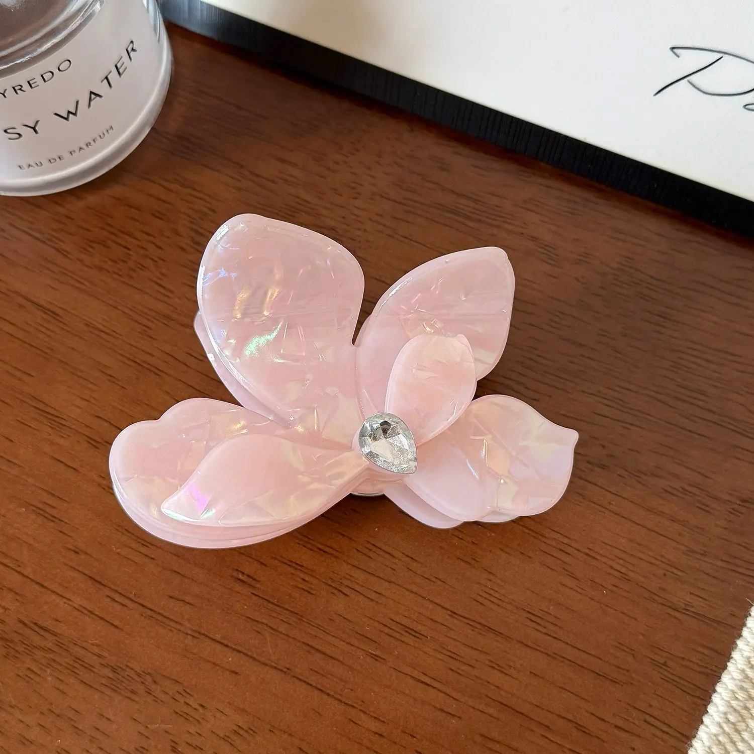 الفاخرة خلات مشبك شعر للنساء كريستال حجر الراين زهرة كليب اللؤلؤ القرش كليب أنيقة حفل زفاف إكسسوارات الشعر هدية