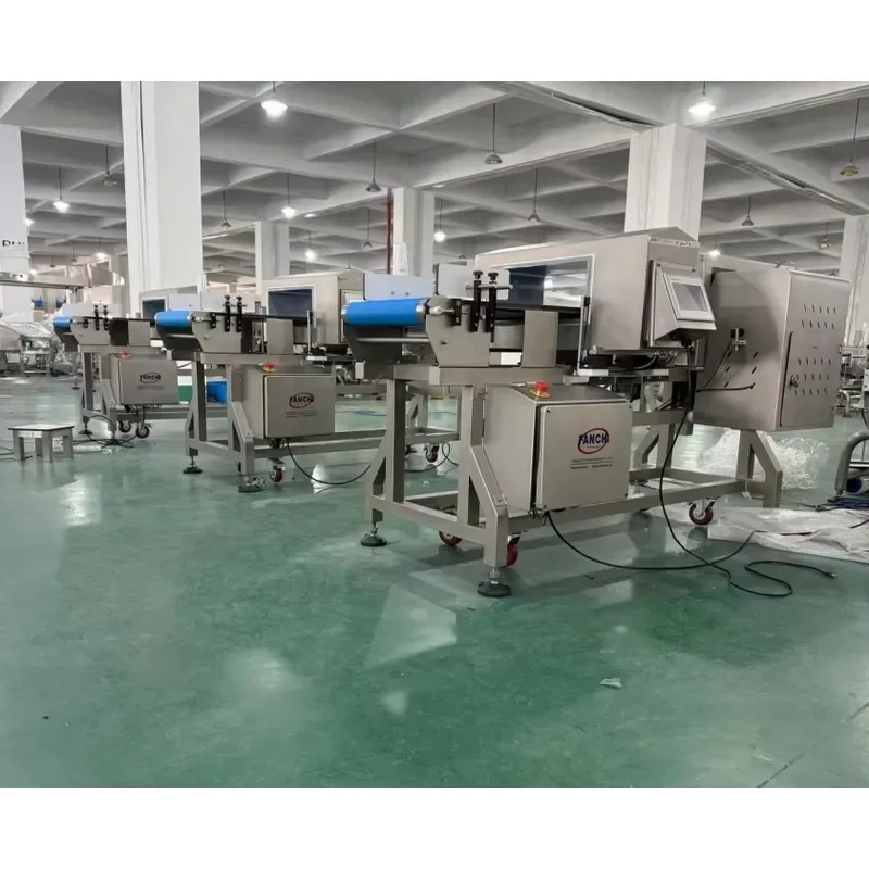 BRC Compliant High Sensitivity Conveyor Belt Metal Detector for Food Industry