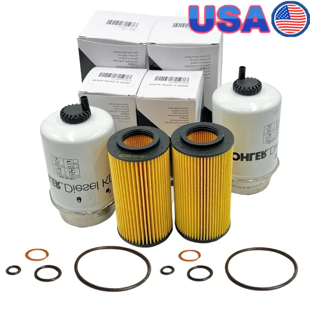 Diesel Engine Tune-Up Kit Genuine Fuel & Oil Filter Set KDI3404TM KDI2504TM