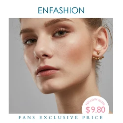 Enfashion Long Geometric Heart Dangle Earrings Gold Color Star Earings Drop Earrings For Women Long Earring Fashion Jewelry