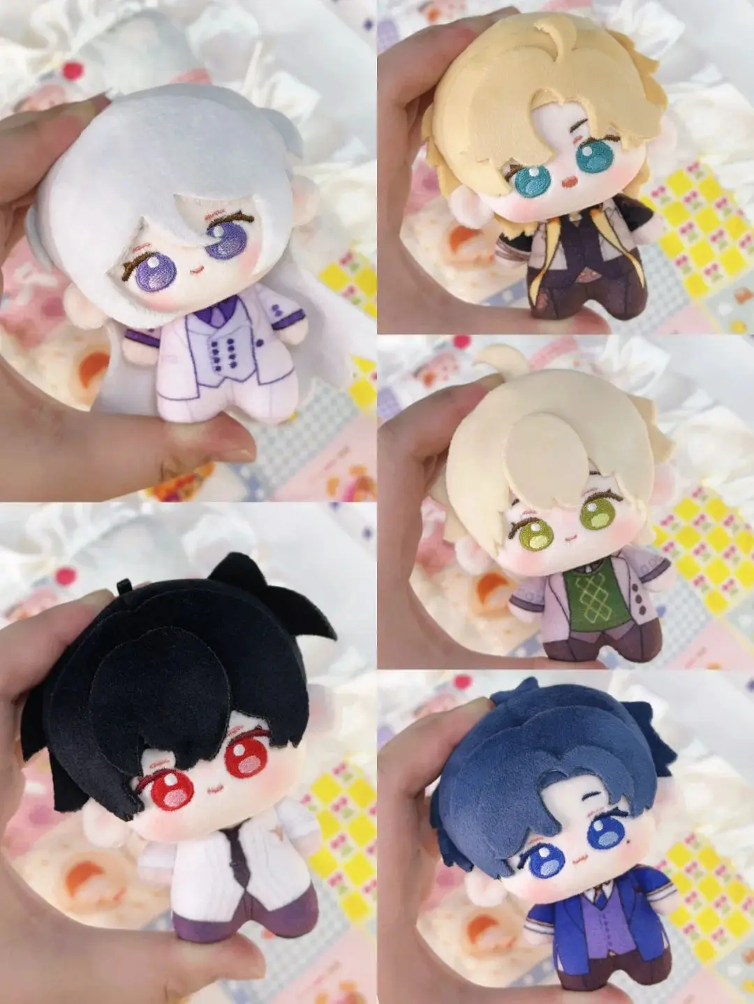 para-todos-os-tempos-10cm-algodao-boneca-mochila-chaveiro-alkaid-ayn-esmeralda-clarenceorschach-chaveiro-pingente-presente