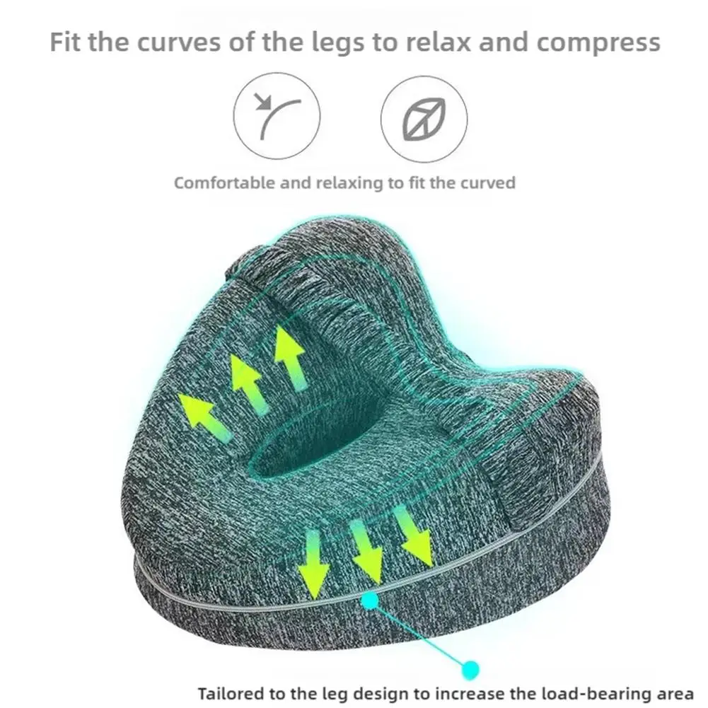 

Хлопковая подушка для ног с эффектом памяти, облегчение боли в суставах, подушка для бедра, ортопедическая подушка для сна, коррекция ишиаса, помощь в суставах, здравоохранение