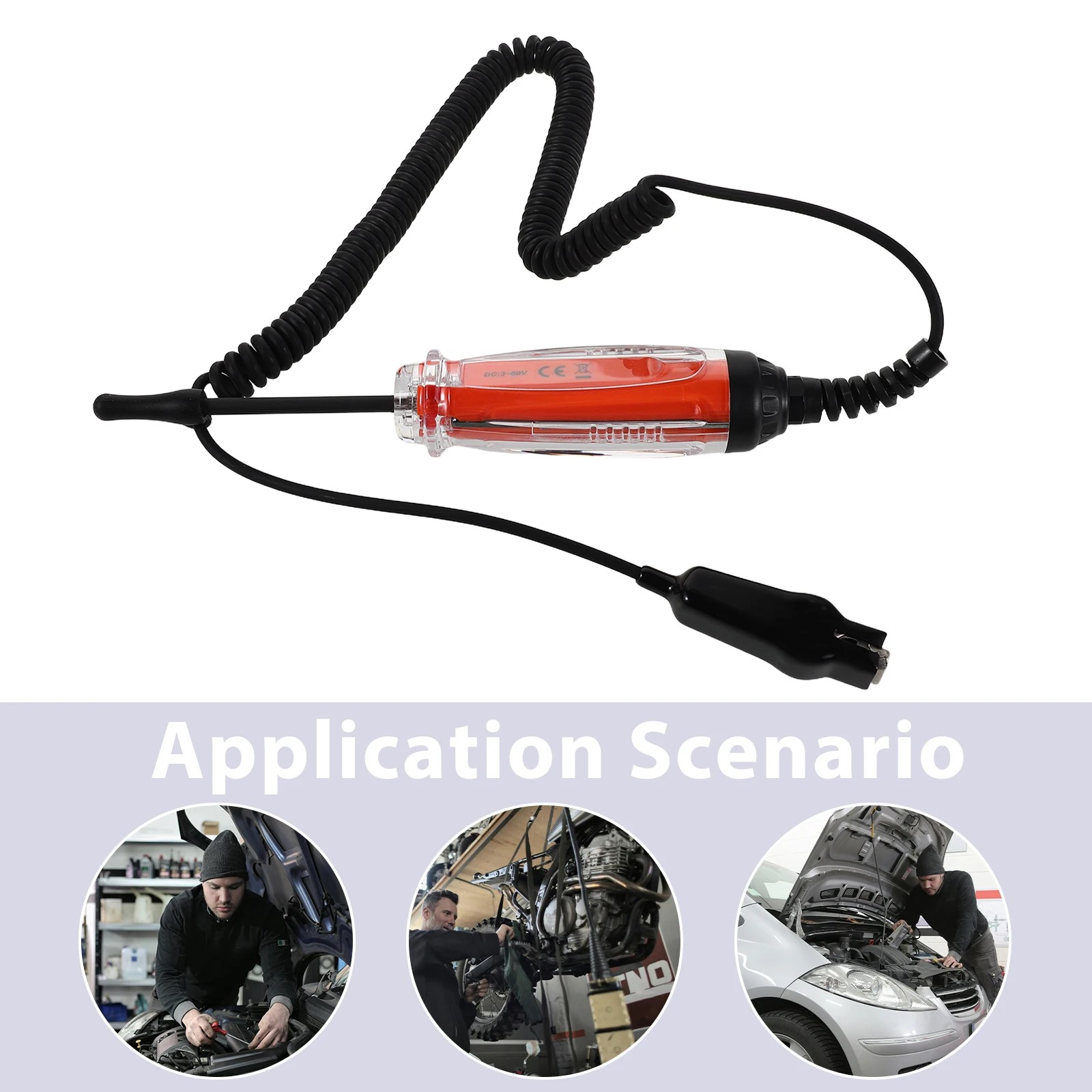 Digital Circuit Test Pen Automotive Voltage Continuity Tester For Car Electrical Fault Detection Portable Dc Probe Tool