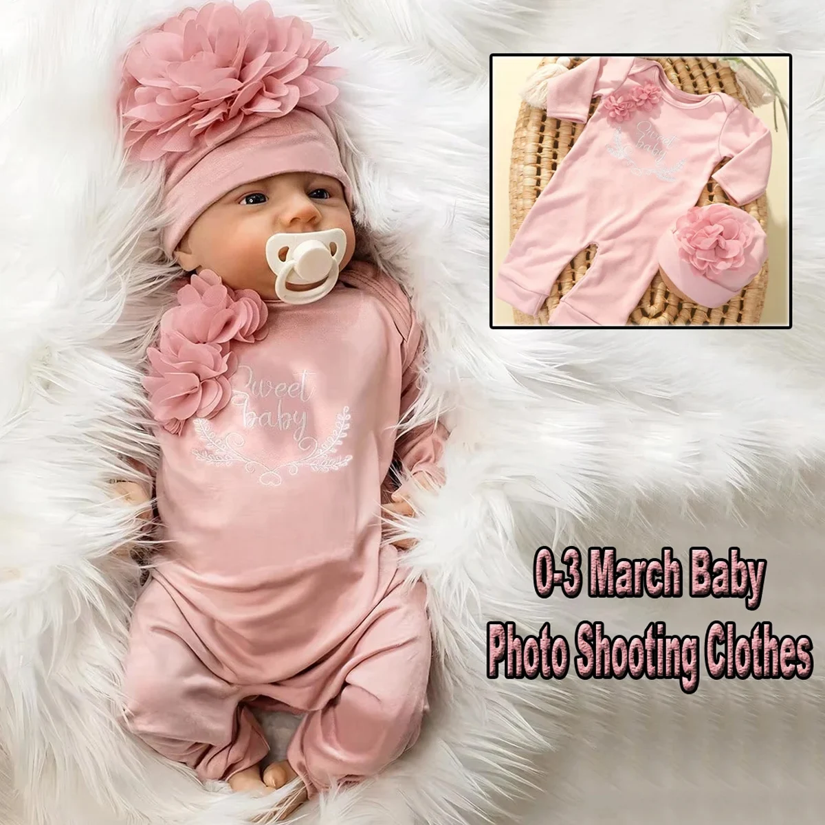 conjunto-de-2-pecas-macacao-floral-de-algodao-para-bebe-menina-0-6-meses-com-chapeu-ideal-para-primavera-e-outono
