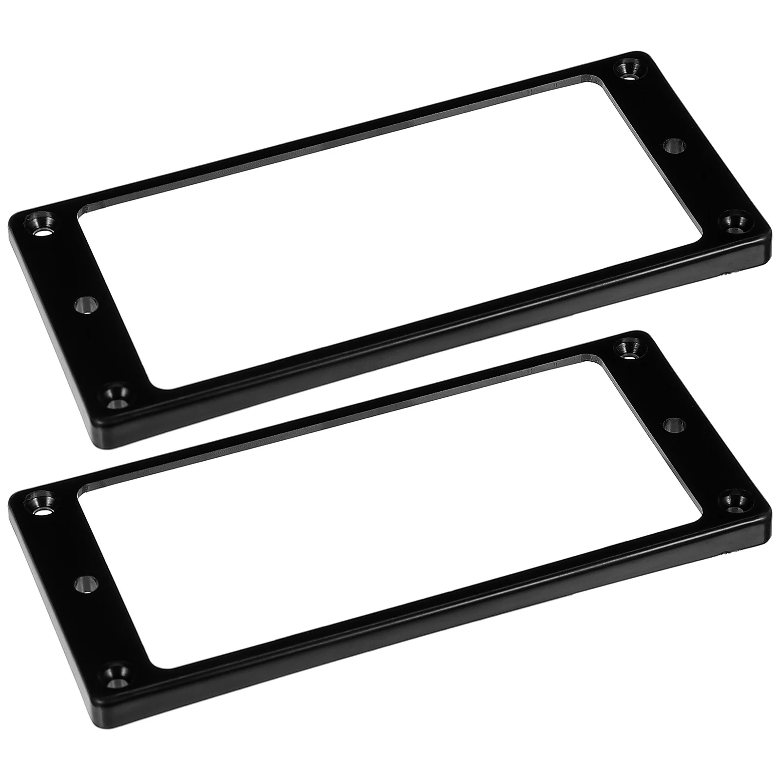 

2 Pcs Electric Guitar Accessories Dual Pickup Framed Plastic Cover Protective Replacement Frames for Guitars Portable Sound