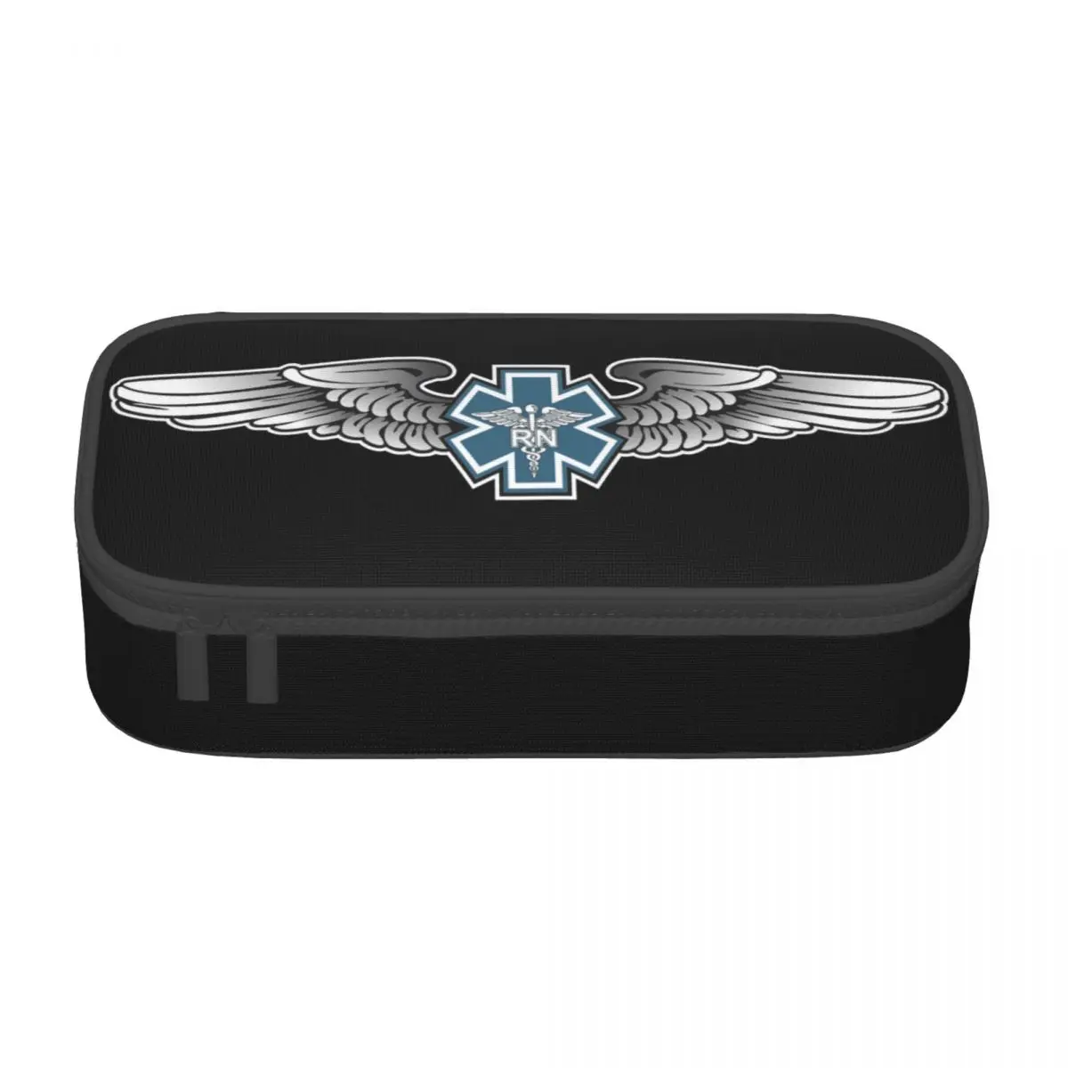 مخصص نجمة الحياة شعار مقلمة لفتاة صبي سعة كبيرة شعار EMT صندوق القلم حقيبة الملحقات المدرسية #2