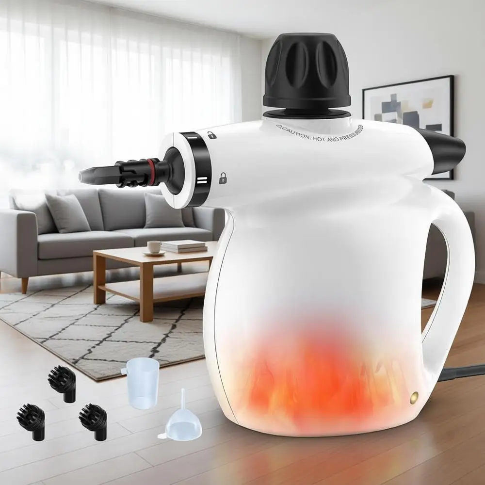 

Портативный многофункциональный отпариватель для глубокой очистки (13 насадок), для дома, плитки, кухни, автомобиля, окон, обивки, ванной комнаты