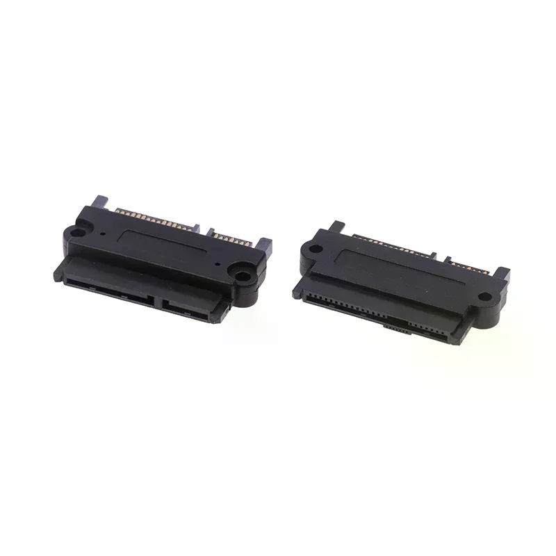 1Pc SFF-8482 SAS To SATA 180 Degree Angle Adapter Converter Straight Head SATA To SATA Converter