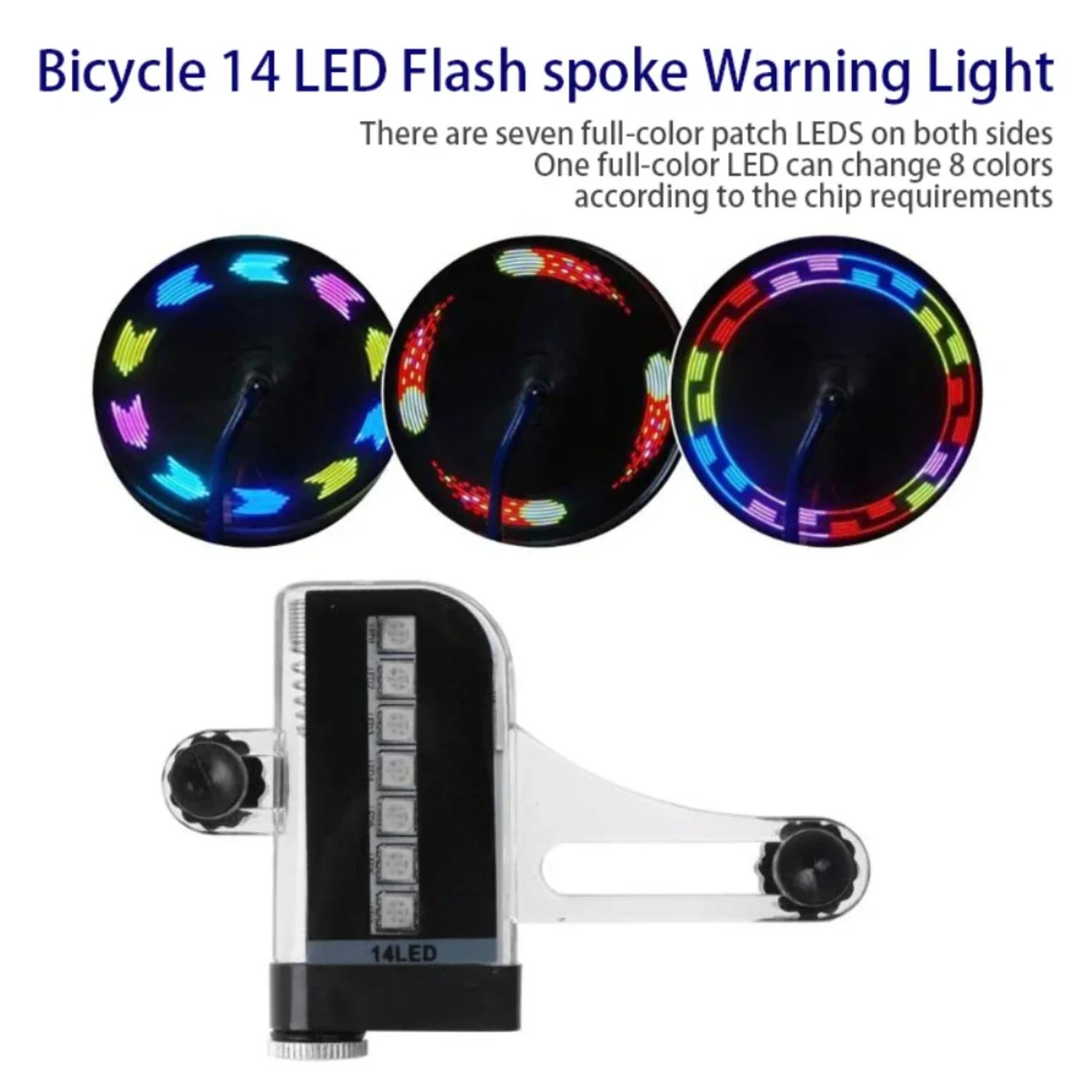 Waterproof  Neon Bicycle Tyre Light Wheel Lamp Bike Spoke Light Colorful Bikes Rims Warning Tire Flash Lights Cycling Lamps