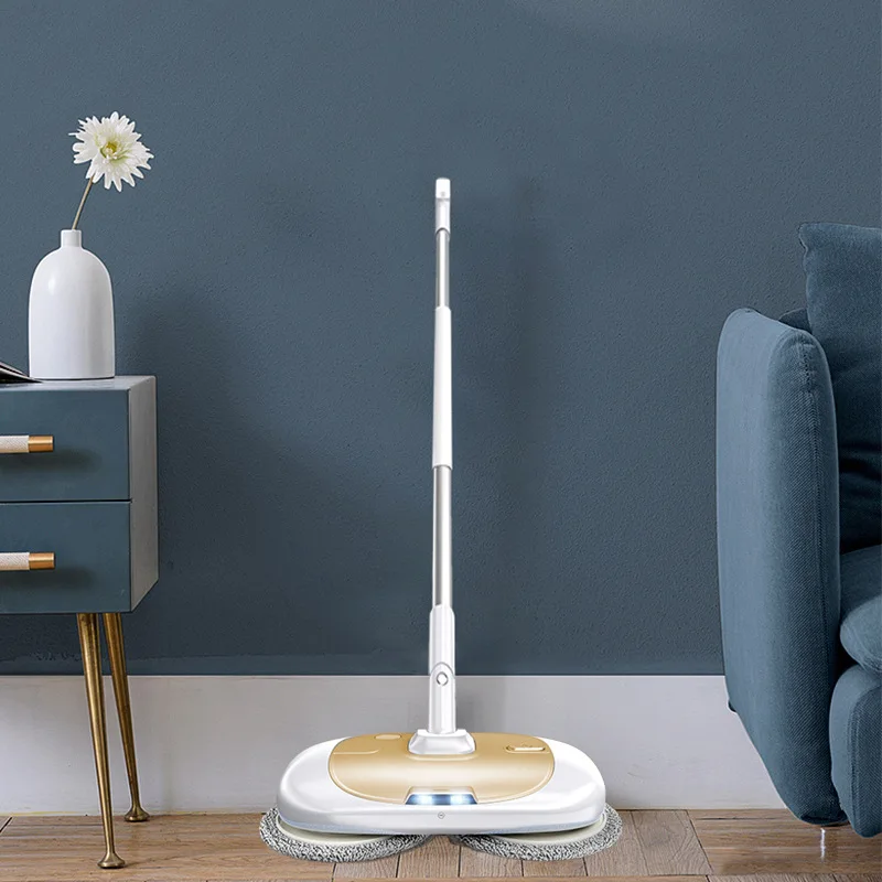 Cordless automatic self-cleaning electric mop with bucket  scrubber electric rotary washing mop floor cleaning