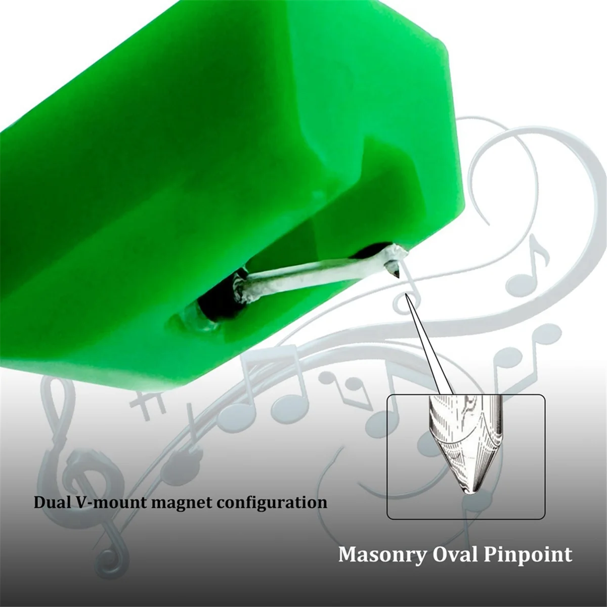 Nuevo lápiz óptico de repuesto con aguja de diamante Tech ATN95E, para tocadiscos AT-LP120-USB