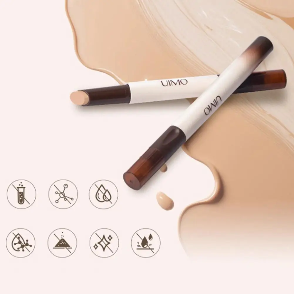 

Double Ended Concealer Pen Makeup Face Concealer Full Lasting Eye Coverage Long Circles Concealer Dark V0O9