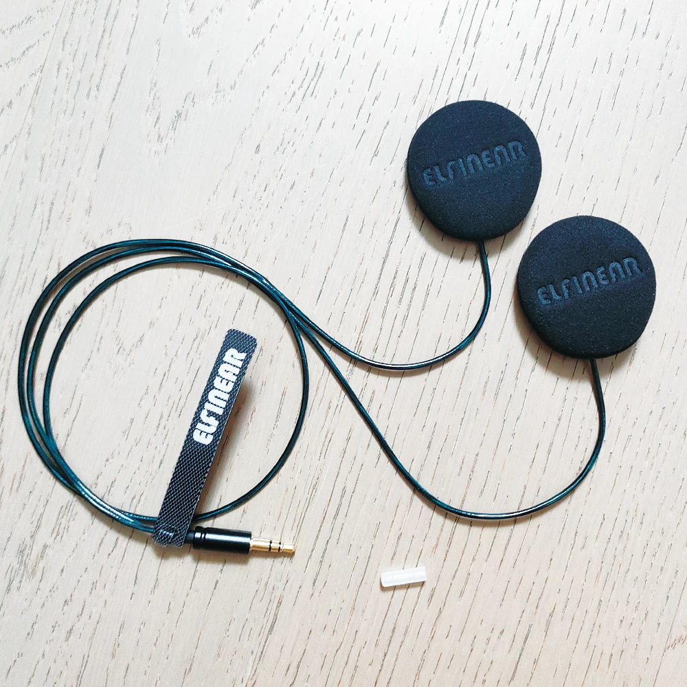 ELFINEAR ترقية سماعات خوذة ستيريو سماعات الرأس لـ Cardo وSena وLexin وVimoto تعمل مع معظم اتصالات الخوذة