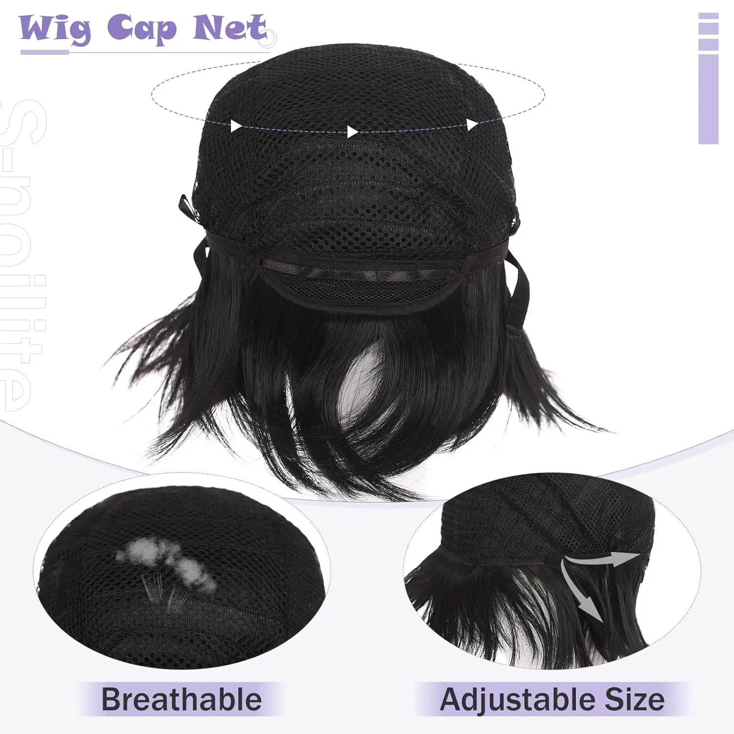 للجنسين قصيرة شعر مستعار تأثيري النساء الرجال الذكور رقيق مستقيم الكرتون أنيمي كون زي حفلة بيكسي بيروكات صناعية